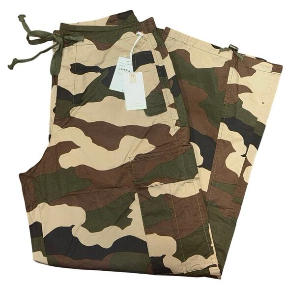 Good American Women’s Camo Parachute Pants Size Small NWT Adjustable Cargo - Picture 16 of 16